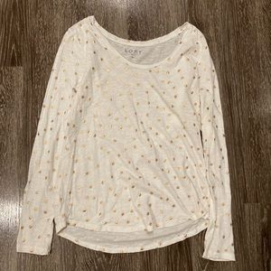Loft long sleeve shirt